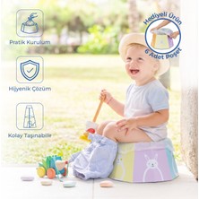 Babyjem Pratik Katlanabilir Seyahat Lazımlığı Desenli 6 Adet Poşet Hediyeli