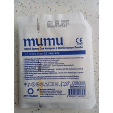Mumu Steril 7,5 x 7,5 8 Kat 5 Li 20 Paket (100 Adet)