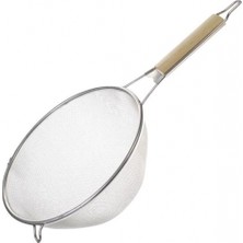 MiraLive Ahşap Saplı Süzgeç 21 cm -BLSASS22