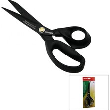 MiraLive Brezilya Stili Terzi Makası Siyah - Yapışmaz Ergonomik Sap GL-606 91/4 (4887)