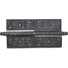 MiraLive Antika Tarz Dekoratif Pirinç Lüks Okka Menteşe - 20CM, Oksit