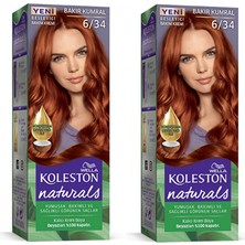 MiraLive Naturals Saç Boyası Bakır Kumral 6/34 2x Paket
