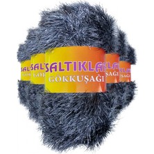 MiraLive 5 Adet Gökkuşağı El Örgü Ipi Yünü 21