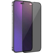 MiraLive Iphone 14 Pro Max Uyumlu Hayalet Ekran Gizli Tam Kaplayan Kırılmaz Cam Seramik Ekran Koruyucu Film