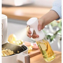 MiraLive Zeytinyağı Limon Cam Sprey Şişesi Cam Yağ Püskürtücü Yağdanlık Airfryer Tasarruf 200 ml