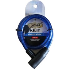 MiraLive Yuma YM-733 Mavi 65 cm Bisiklet Kilidi