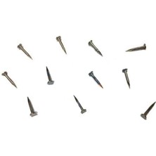 MiraLive Klips, Menteşe, Ayağı Çivisi 9mm Çelik - Siyah 100GR