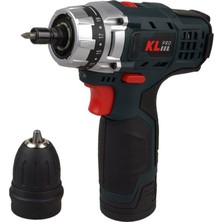 KL Pro KL KLNM1020  Pro Çift Akülü Profesyonel Vidalama 10.8VOLT/2.0AH Li-Ion 2 Akü ile Yüksek Tork Gücü