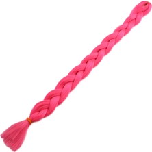 MiraLive Afrika Örgüsü ve Rasta Için Sentetik Saç - Neon Pembe