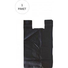 MiraLive Siyah Hışır Atlet Poşet Mini Boy 22X31 cm 1 Paket Takriben 500 Adet