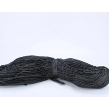 MiraLive Siyah Renk Çile Kağıt Ip Çanta Ipi Supla Ipi  No:12 - (550-600 Gr)