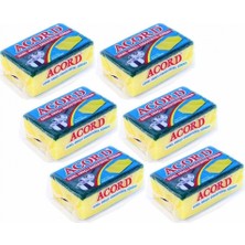 MiraLive 6 Adet Jumbo Boy Endüstriyel Çok Amaçlı Bulaşık Süngeri  13X8X4 cm