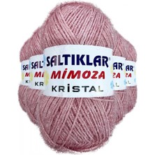 MiraLive 5 Adet Mimoza Kristal Işıltılı Şal Patik Yelek Ipi 38