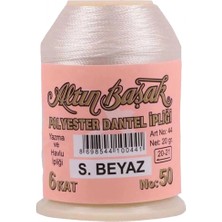 MiraLive Altınbaşak Oya ve Dantel Ipi 20 gr -  - No: Ş.beyaz