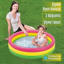 Blooma 3 Boğumlu Şişme Tabanlı Havuz 114X25 cm