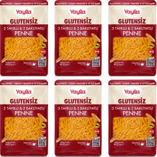 Yayla Glutensiz 3 Tahıllı & 2 Bakliyatlı Penne Makarna 400 gr x 6’lı Avantaj Paketi | Protein & Lif Kaynağı