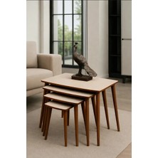 EG Home Istanbul 4'lü Zigon Sehpa %100 Mdf