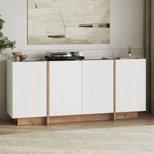 Rani Home Konsol Beyaz - Atlantik Çam 180 cm GD-5520