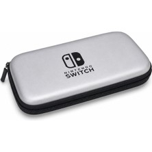 Cosmostech Nintendo Switch Uyumlu Taşıma Çantası | Switch OLED / Switch V2 / Switch V1 Koruyucu Seyahat Çantası - Gri