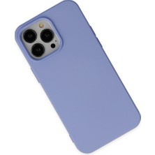 Youday Home iPhone 14 Pro Max Kılıf Nano Içi Kadife Silikon - Lila