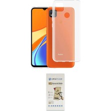 Nuveden Ieg™ Redmi 9c Kılıf Zirve Doku - Siyah Mat Seramik Nano Ekran Koruyucu