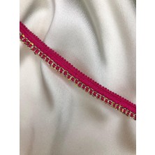 Ezel-In Tekstil Aksesuarları, Dekoratf Simli Biye Şerit, 1 Metre, KOD-P417