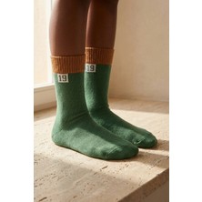 Bony Socks Çocuk Rakamlı Yeşil Soket Çorap