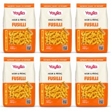 Yayla Glutensiz Vegan Fusilli Makarna 400 gr x 6’lı Avantaj Paketi | Mısır & Pirinç