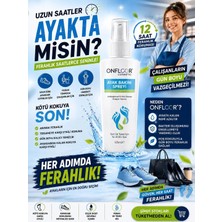 Onfloor 125 ml Ayak Koku Giderici Sprey Ferahlatıcı Bitki Özleri ile Güçlü Koruma Sağlar