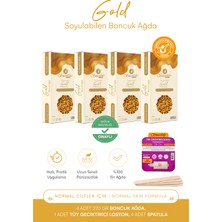 Smoothly Gold Soyulabilir Boncuk Ağda Granür Ağda El Ağdası 220 G x 4 Paket Seti Toplam 880 G.