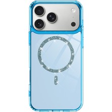 Youday Home iPhone 17 Pro Max Live Diamond Magsafe Kapak - Mavi