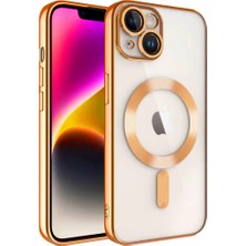 Youday Home iPhone 15 Kılıf Kross Magneticsafe Kapak - Turuncu