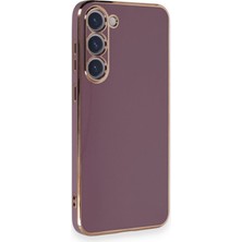Youday Home Galaxy S23 Plus Kılıf Volet Silikon - Mor
