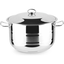 Lines Lınes Sılver 24 cm Derın Celık Tencere  Metal Kulp