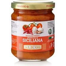 Frantoi Cutrera 🇮🇹 Orijinal Italyan Sicilya Usulü Domates ve Bademli Pesto Sosu 190 gr