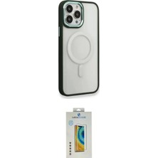 Nuveden Ieg™ Iphone 14 Pro Kılıf Yankı Işık Özel Seri - Siyah Polymer Nano Ekran Koruyucu