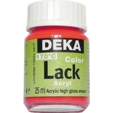 Deka Colorlack Fırınlanabilen Seramik Boyası 25 Ml. 10-10 Orange