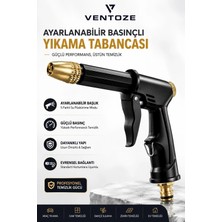 Ventoze Basınçlı Çok Fonksiyonlu Ayarlanabilir Oto Araba Yıkama ve Bahçe Sulama Tabancası