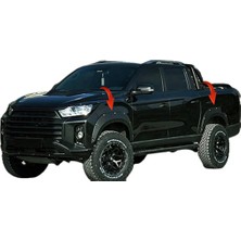 TMZ Garage 2018 Üzeri Uyumlu Ssang Yong Musso Çamurluk Dodik Kaplama Kabartma Seti Vida Görünümlü