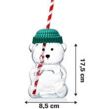 Cornella Bear Cam Barista Soğuk Ayıcıklı Içecek Bardağı 550 ml