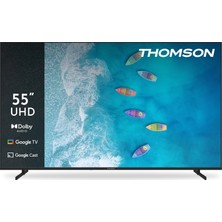 Thomson Tv 55 Inç (139 Cm) 4K UHD Smart Google Tv, Sesli Kontrol, Google Cast, Dolby Audio, HDR10, Wifi, Bluetooth, HDMI 2.1, 55UG4S15