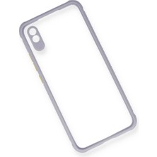 Youday Home Redmi 9A Kılıf Miami Şeffaf Silikon - Lila