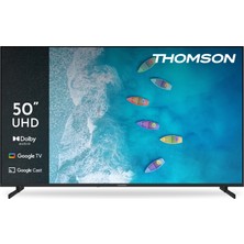 Thomson Tv 50 Inç (126 Cm) 4K UHD Smart Google Tv, Sesli Kontrol, Google Cast, Dolby Audio, HDR10, Wifi, Bluetooth, HDMI 2.1, 50UG4S15