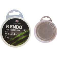 Kendo White 50MT 0.50MM %100 Fluorocarbon Misina