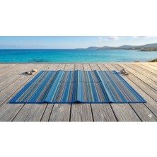 Rengarenk Mağazası Katlanabilir Hasır Plaj ve Piknik Matı 175X270 cm