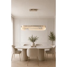 Taşcan Aydınlatma Paloma Krom Sarkıt LED Avize Modern Luxury Salon Yemek Masası Üzeri Avize