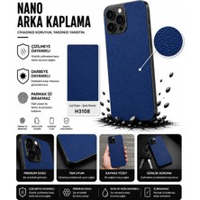 Biemtek 3m Küçük Desen Liçi Doku Şark Mavisi Arka Kaplama Xiaomi Mi Mix 3