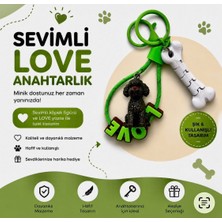Dinç Spor Sevimli Pati Love Tasarım Anahtarlık