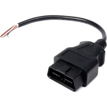 Streak Obd2 16 Pin Erkek Bağlantı Açma Kablosu Araç Arıza Tespit Cihazı