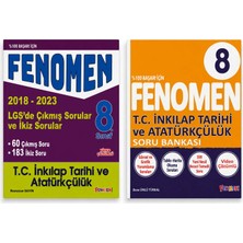 Fenomen 8. Sınıf T.c. Inkılap Tarihi ve Atatürkçülük Soru Bankası + Lgs Çıkmış Sorular ve Ikiz Sorular Seti Video Çözümlü